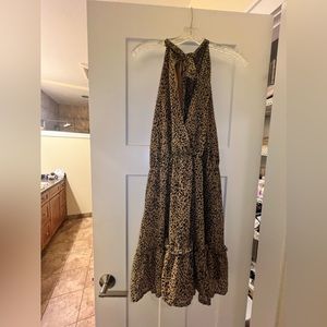 Cheetah print dress